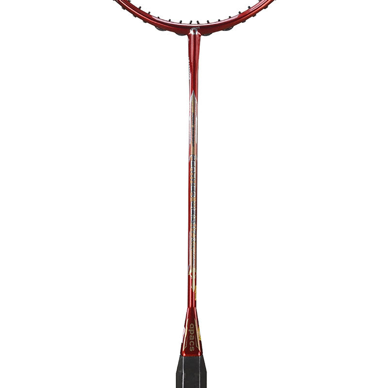APACS Feather Weight X II Badminton Racket (Red/Gold)