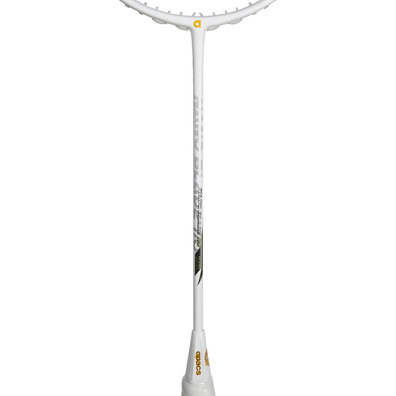 APACS Nano Blade 110 Badminton Racket (White Matte)