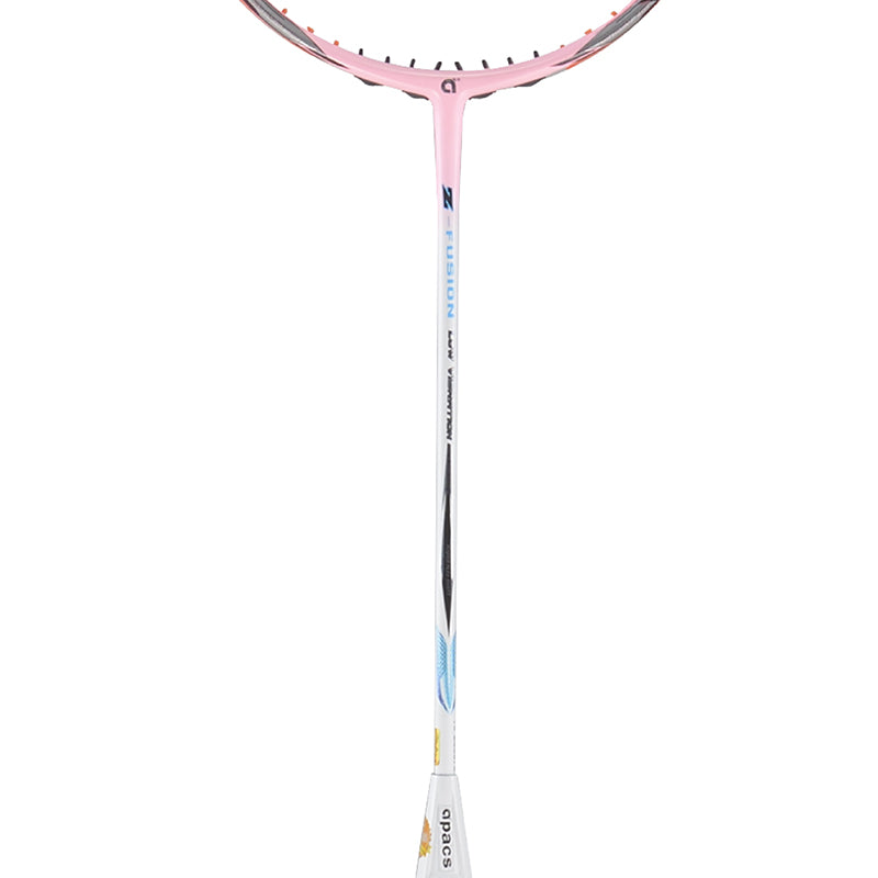 APACS Z Fusion Badminton Racket (Pink/White Matte)