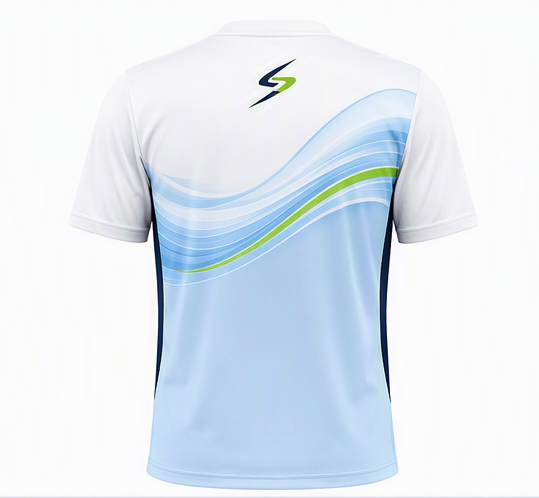 Swish Sports Performance Tee - Back flat lay