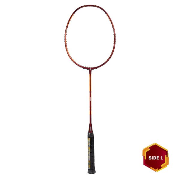 APACS Dual Power Speed Badminton Racket (Red)