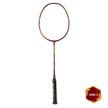 APACS Dual Power Speed Badminton Racket (Red)