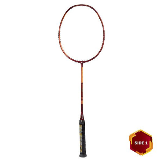 APACS Dual Power Speed Badminton Racket (Red)