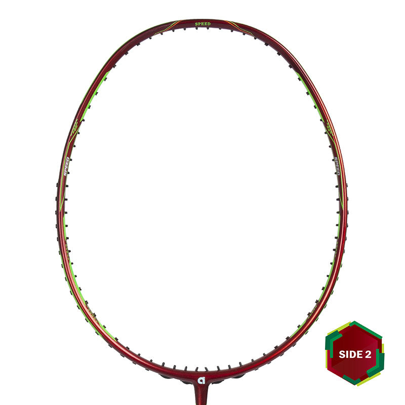 APACS Dual Power Speed Badminton Racket (Red)
