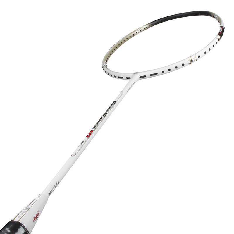APACS Edge Saber 10 Badminton Racket (White)