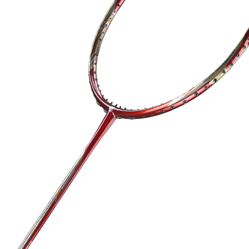 APACS Feather Weight X II Badminton Racket (Red/Gold)