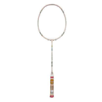 APACS Hyper Power Badminton Racket (Cream/Light Peach Matte)
