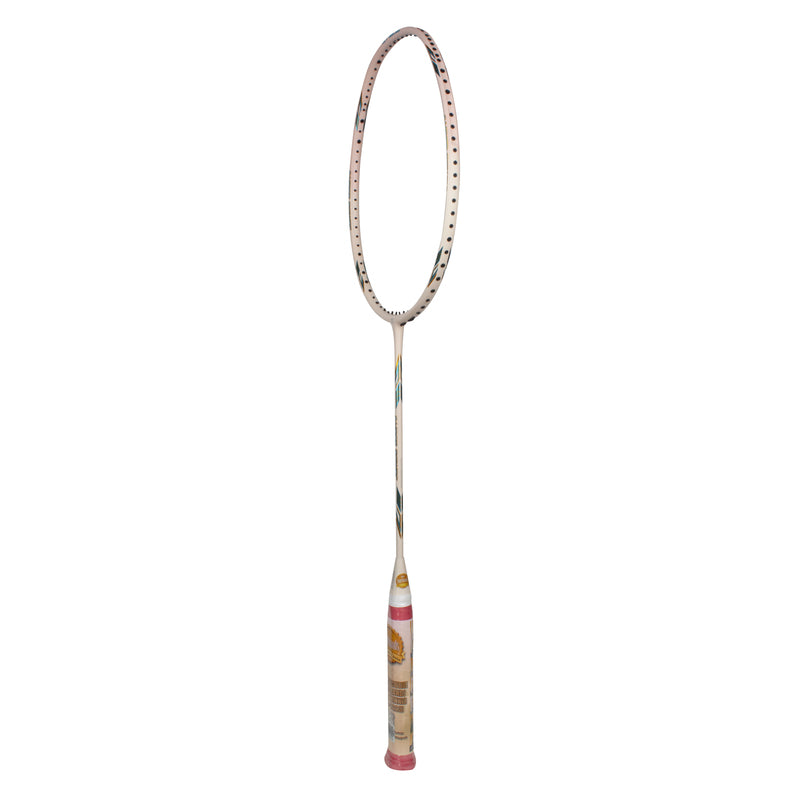 APACS Hyper Power Badminton Racket (Cream/Light Peach Matte)