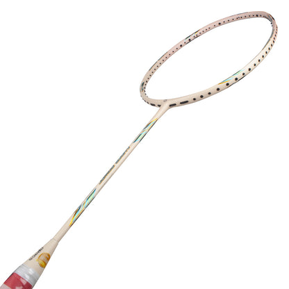 APACS Hyper Power Badminton Racket (Cream/Light Peach Matte)