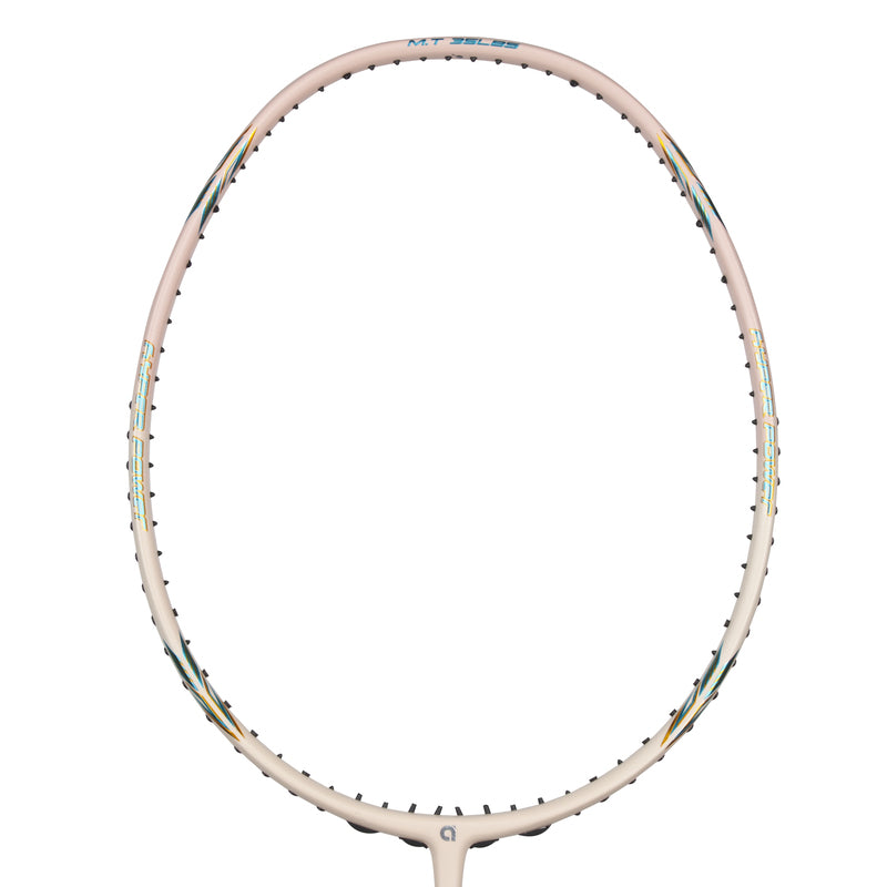 APACS Hyper Power Badminton Racket (Cream/Light Peach Matte)