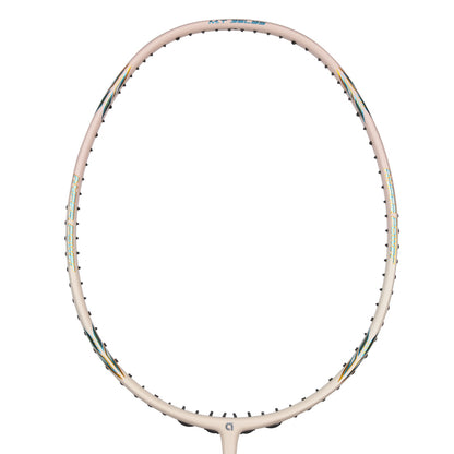 APACS Hyper Power Badminton Racket (Cream/Light Peach Matte)