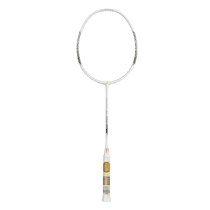 APACS Nano Blade 110 Badminton Racket (White Matte)