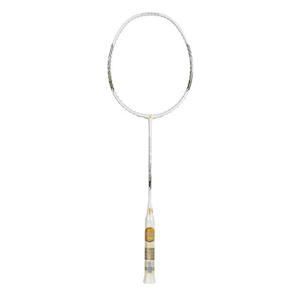 APACS Nano Blade 110 Badminton Racket (White Matte)