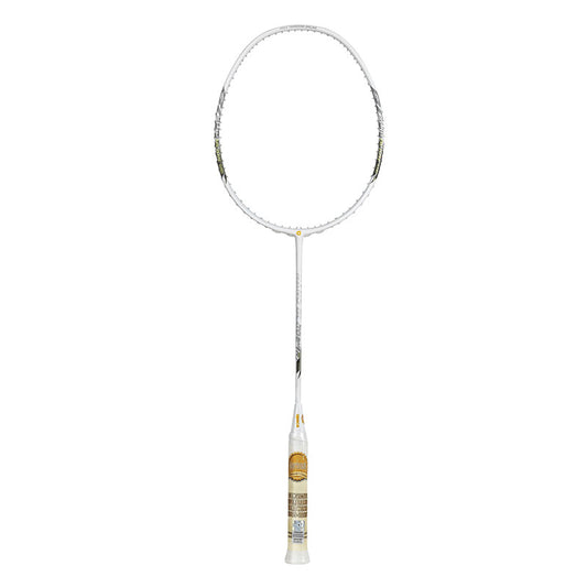 APACS Nano Blade 110 Badminton Racket (White Matte)