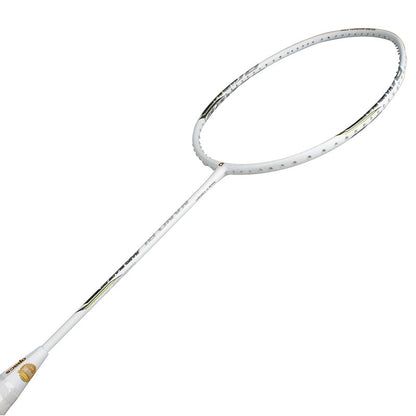 APACS Nano Blade 110 Badminton Racket (White Matte)