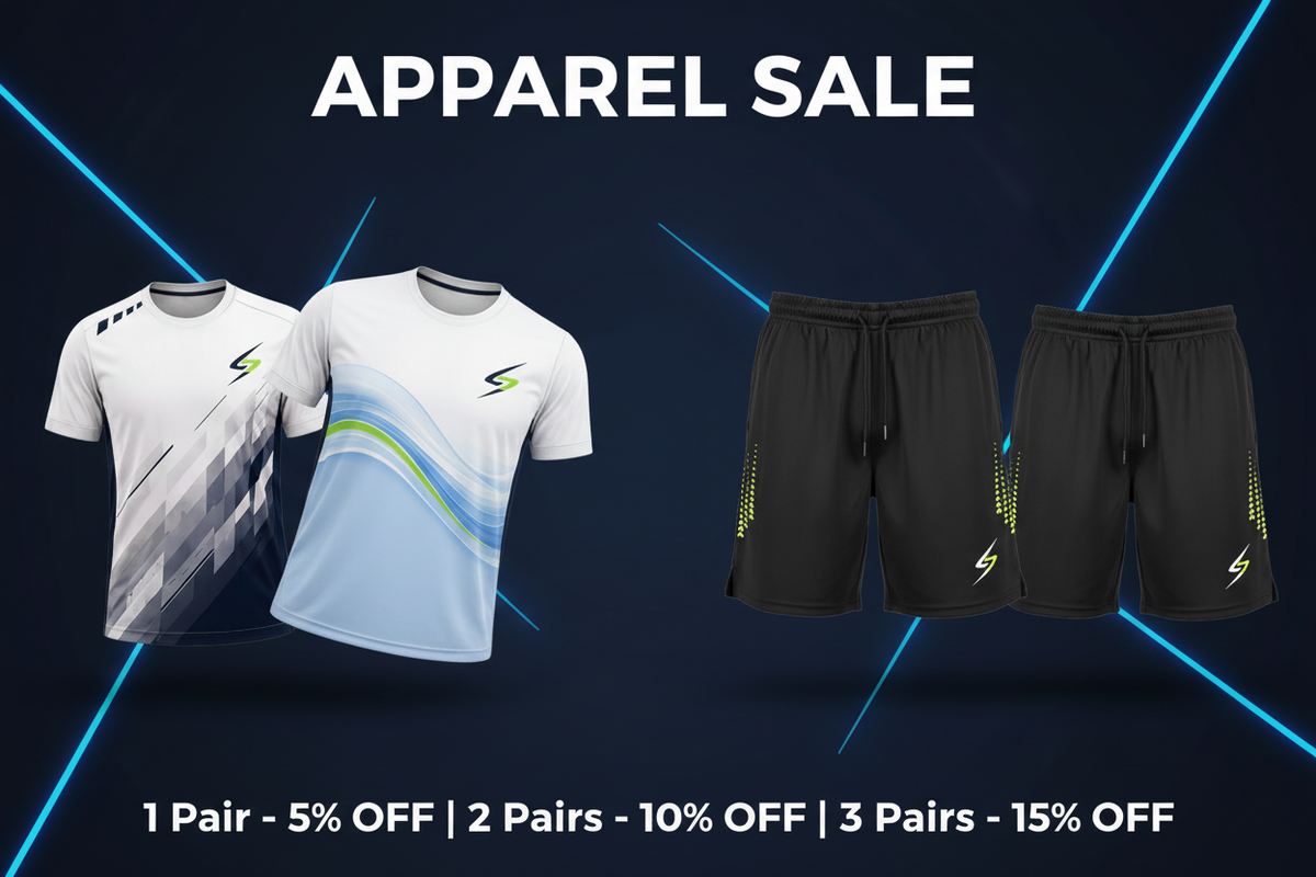 Apparel Sale Hero Banner – Both Tees & Shorts