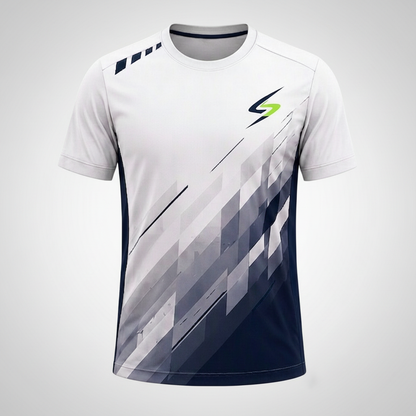 Swish Speed Graphic Badminton Tee - flat product shot front