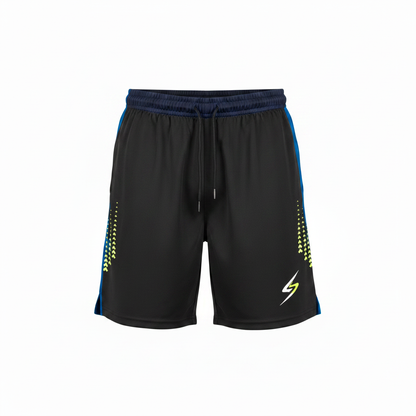 Swish Performance Badminton Shorts studio product mockup on white background, square format