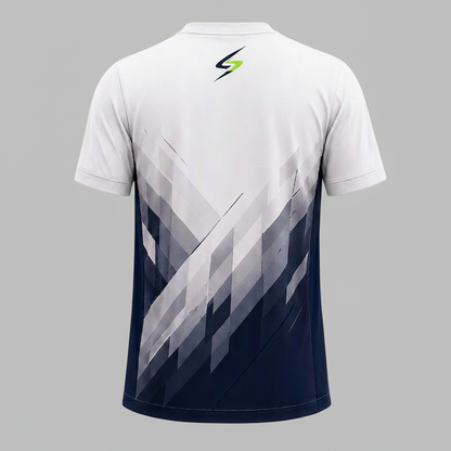 Swish Speed Graphic Badminton Tee - flat product shot back